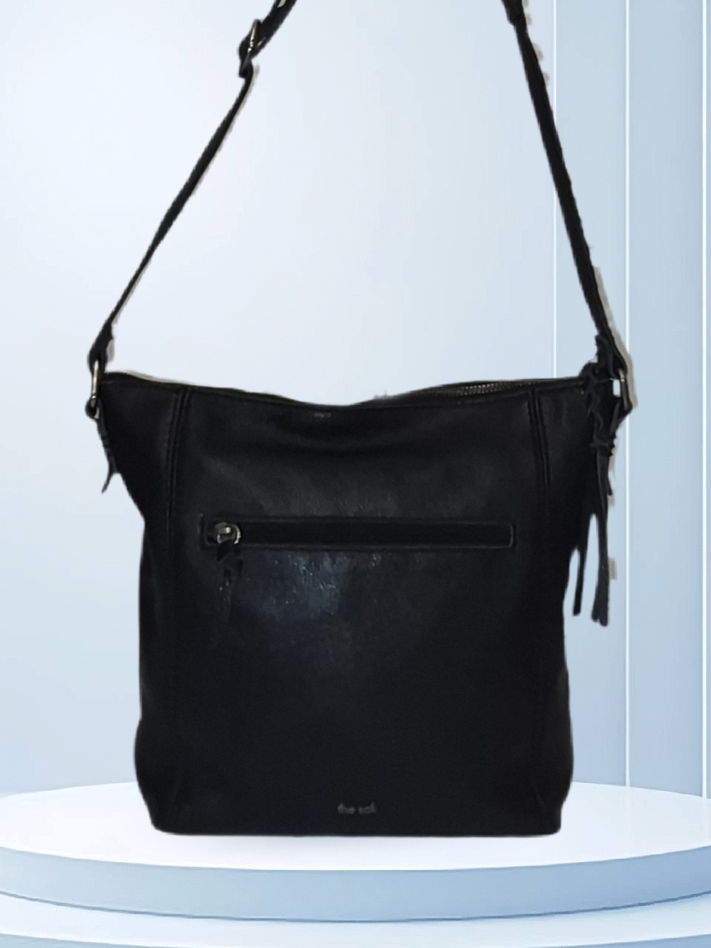 The Sak Ashland Black Leather Crossbody Bag